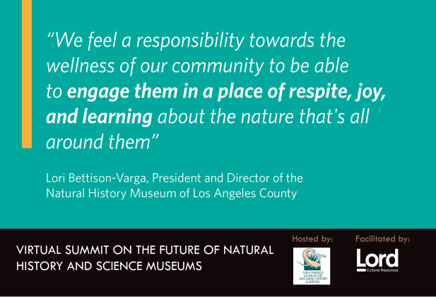 Virtual Summit Future of Science Museums quote